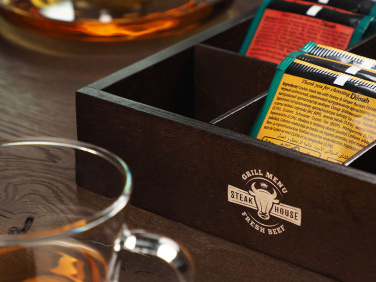 Logo trade corporate gifts image of: Wooden box 1870121