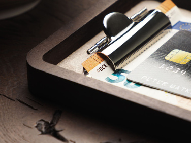 Logo trade promotional merchandise image of: Bill holder 1873121