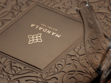 Logo trade corporate gifts image of: Menu cover Ambiente 1178336