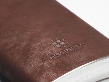 Logo trade promotional giveaways image of: Hip flask 425325
