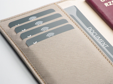 Logo trade promotional items picture of: RFID passport case 1301113