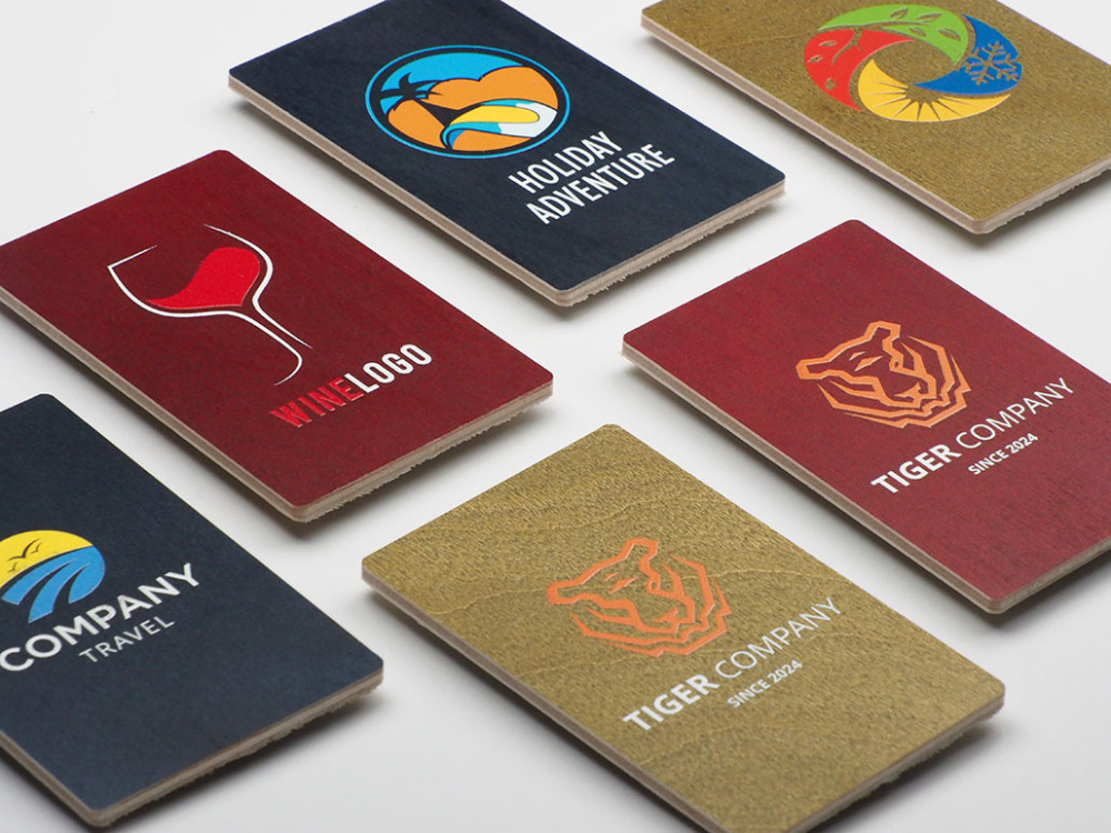 Logo trade promotional giveaway photo of: Wooden magnet 2034121