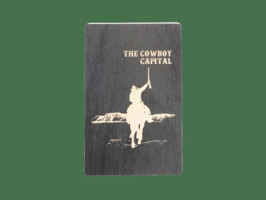 Logo trade promotional merchandise photo of: Wooden magnet 2034121