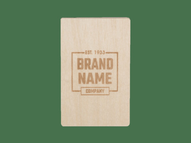 Logo trade promotional items picture of: Wooden magnet 2034121
