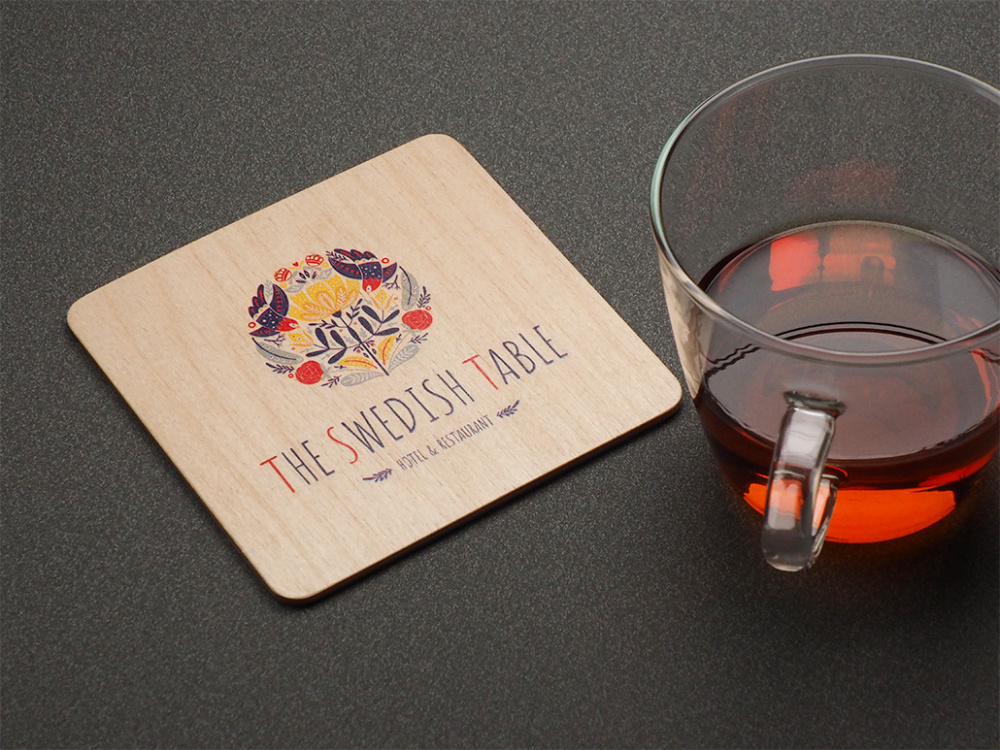 Logotrade promotional giveaway image of: Coaster 1857121