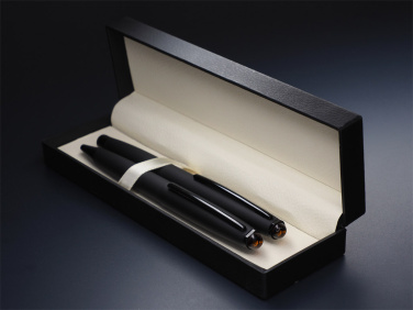 Logotrade corporate gift picture of: Amber Pen set  1235036