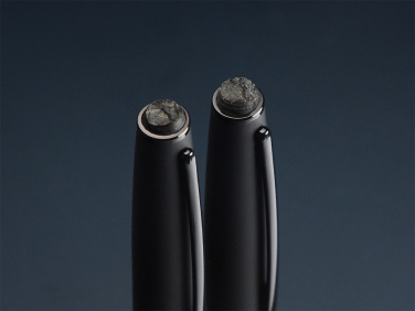 Logo trade promotional giveaway photo of: Pen set with coal 2094036