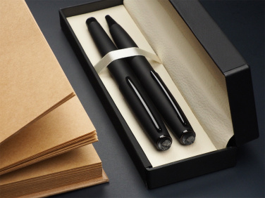 Logotrade promotional giveaway picture of: Pen set with coal 2094036