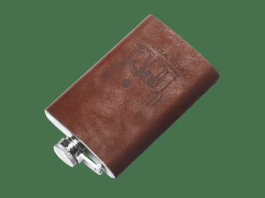Logo trade promotional giveaways image of: Hip flask 426325