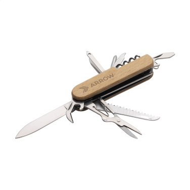 Logotrade promotional giveaway picture of: Beechwood Pocket knife