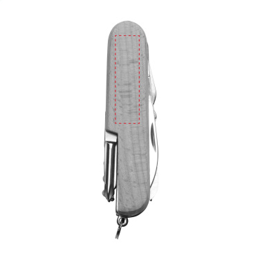 Logo trade advertising products picture of: Beechwood Pocket knife