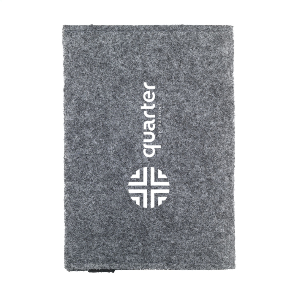 Logo trade business gifts image of: Identify GRS RPET Felt passport holder