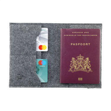 Logotrade advertising product picture of: Identify GRS RPET Felt passport holder