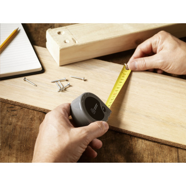 Logo trade promotional merchandise picture of: Tyler RCS Recycled 5 meter tape measure