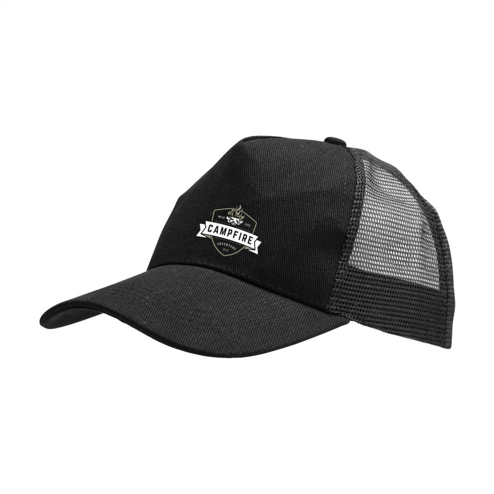 Logotrade corporate gift image of: Trucker Recycled Cotton cap
