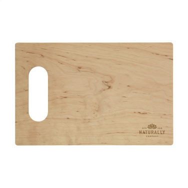 Logo trade promotional items image of: Alder Wood Chopping Board Open Grip