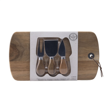 Logo trade promotional gifts picture of: Cheese Platter Set 4-pcs