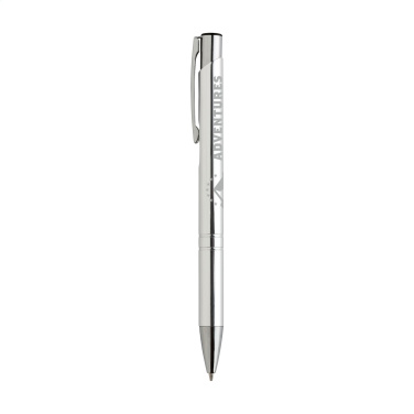 Logo trade business gifts image of: Ebony Shiny pen