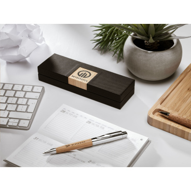 Logo trade business gift photo of: Bamboo Pen Set pens