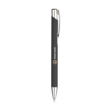 Logo trade promotional products picture of: Ebony Soft Touch pen
