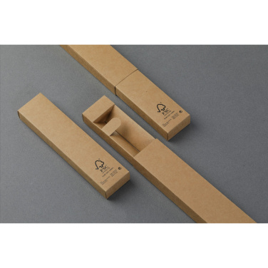 Logo trade promotional merchandise photo of: Gift Box Kraft Paper gift packaging