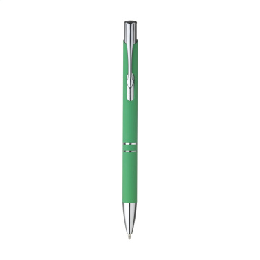 Logo trade promotional items image of: Ebony Soft Touch Accent pen