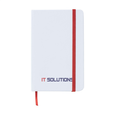 Logo trade promotional gifts picture of: WhiteNote A6 Paper notebook