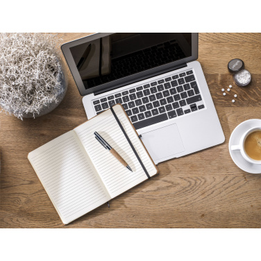 Logo trade promotional merchandise photo of: CorkNote A5 Paper notebook