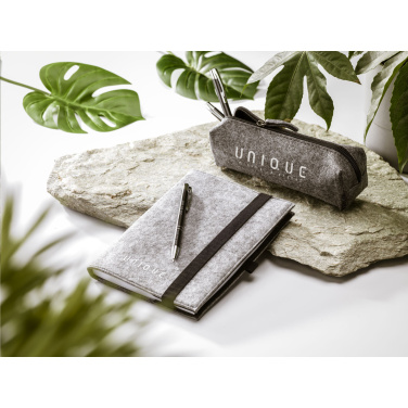 Logotrade promotional item image of: Pencil Case GRS RPET Felt
