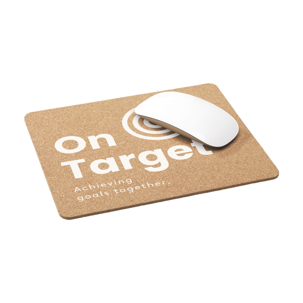 Logo trade business gift photo of: Lisbao Cork Mousepad