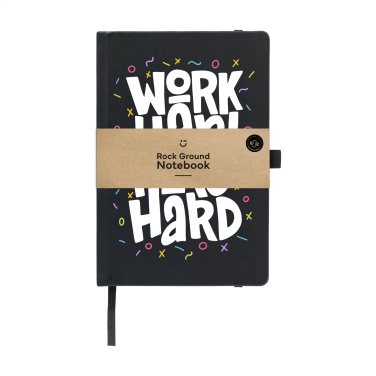 Logotrade promotional item image of: Rock Ground Paper Notebook A5