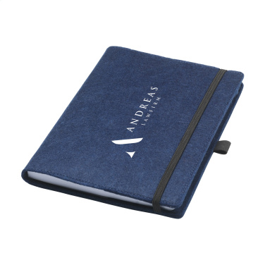 Logo trade corporate gift photo of: Felty GRS RPET Paper Notebook A5
