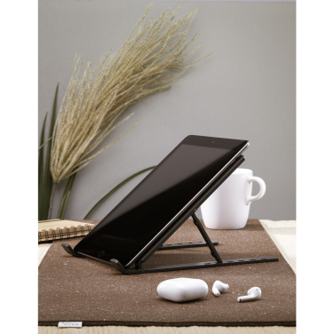 Logo trade promotional gift photo of: Standby GRS Recycled Alu Laptop Stand