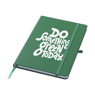 Logo trade promotional products picture of: Recycled GRS PU Paper Notebook A5