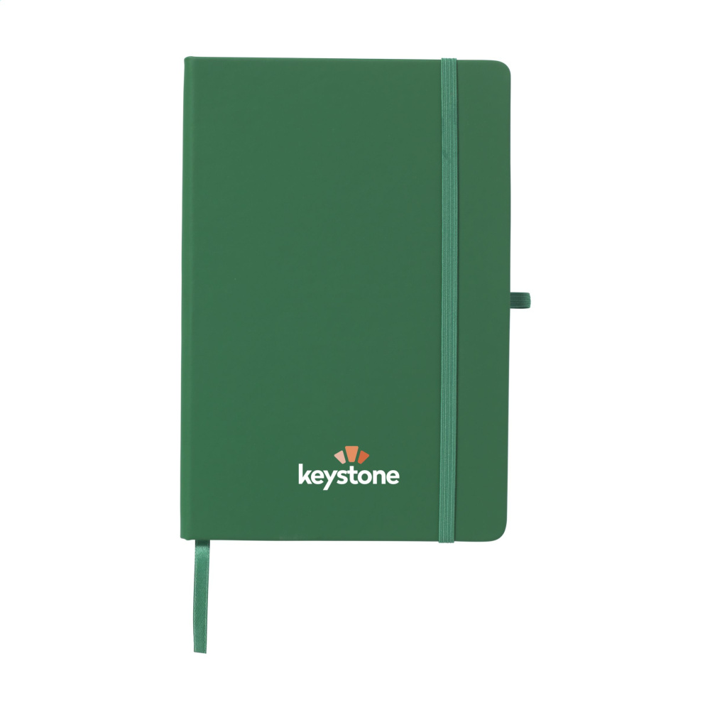 Logo trade advertising products image of: Recycled GRS PU Paper Notebook A5