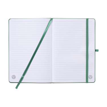 Logotrade promotional product picture of: Recycled GRS PU Paper Notebook A5
