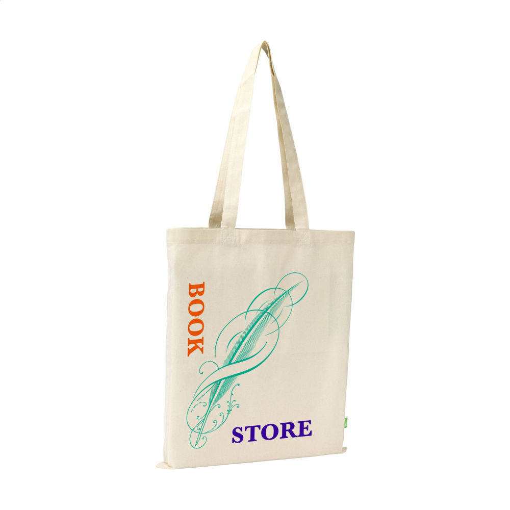 Logotrade promotional item picture of: Organic Cotton GOTS Shopper (140 g/m²) bag