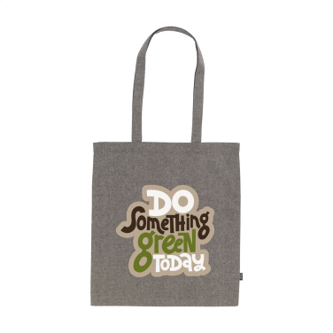 Logo trade corporate gifts picture of: GRS Recycled Cotton Shopper (180 g/m²) bag