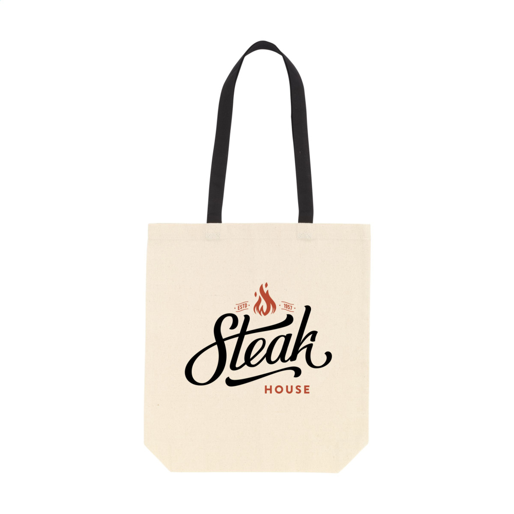 Logo trade promotional gifts image of: Canvas Shoppy Colour (220 g/m²) bag