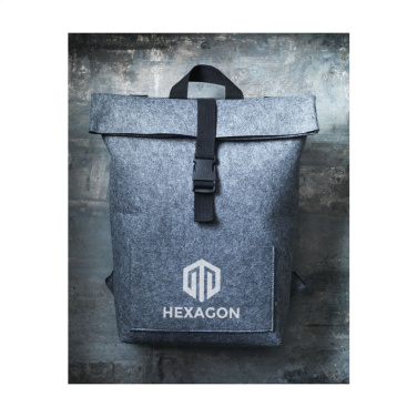 Logo trade advertising product photo of: Nolan GRS RPET Felt backpack