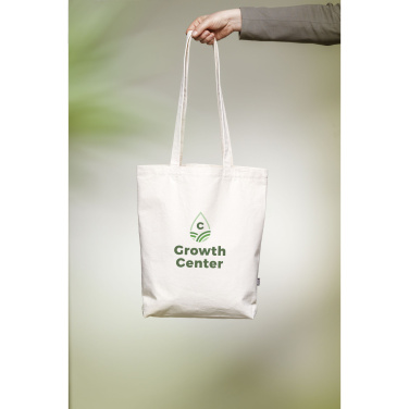 Logo trade corporate gifts picture of: GRS Recycled Canvas Bag Natural (260 g/m²)