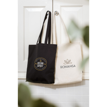 Logotrade promotional giveaways photo of: GRS Recycled Canvas Bag Natural (260 g/m²)