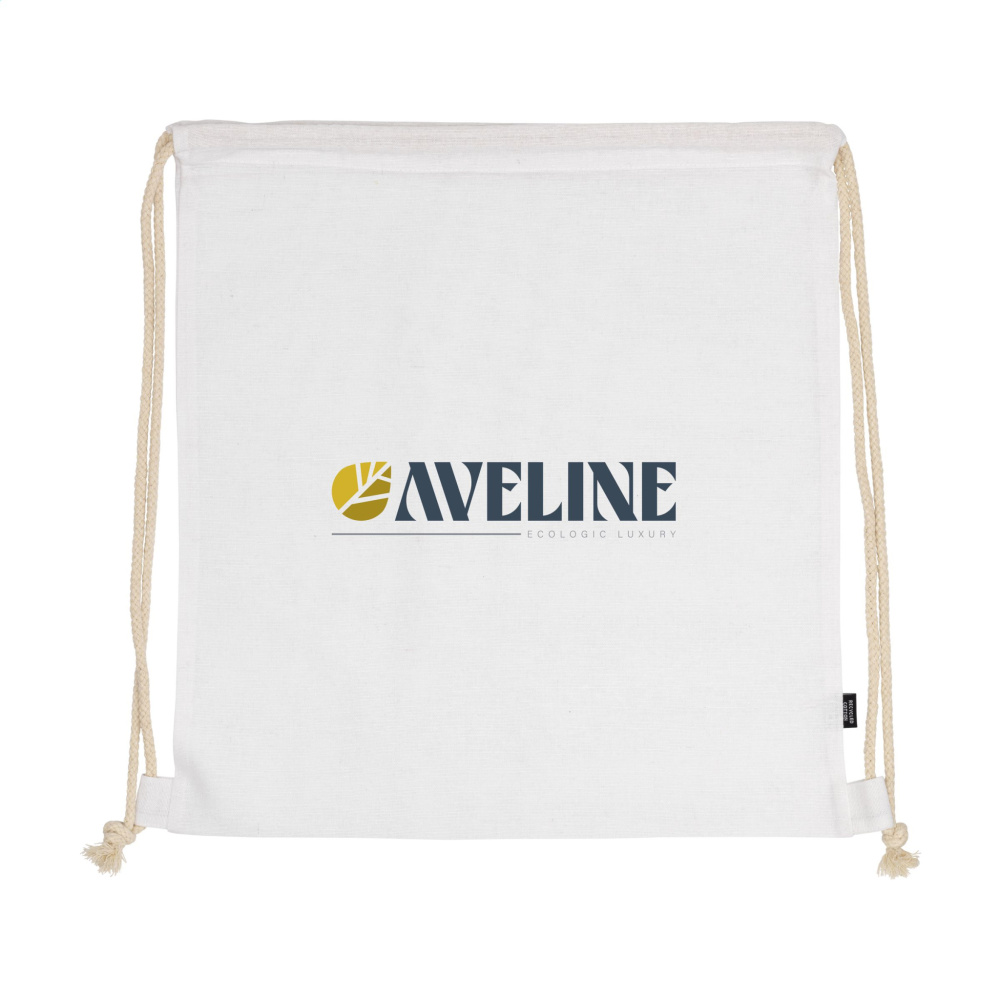 Logo trade advertising products picture of: PromoColour GRS Recycled Cotton Backpack (150 g/m²)