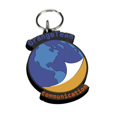 Logo trade business gifts image of: CustomMade Keyring
