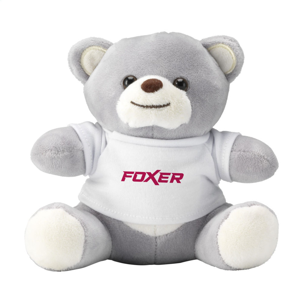 Logo trade promotional merchandise image of: Billy Bear Mini Size cuddle toy