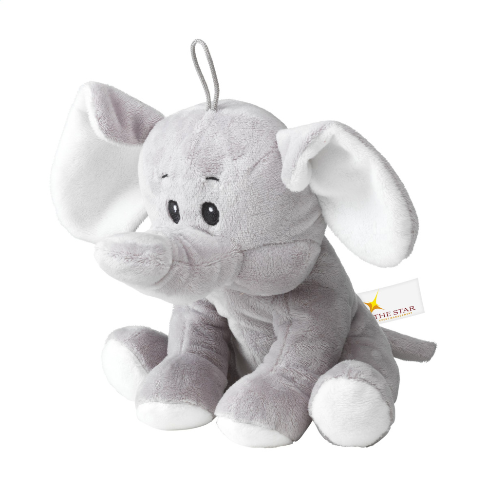Logotrade promotional product picture of: Olly plush elephant cuddly toy