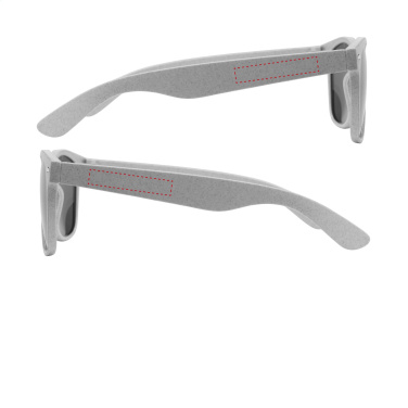 Logo trade promotional items image of: Malibu Eco Wheatstraw sunglasses