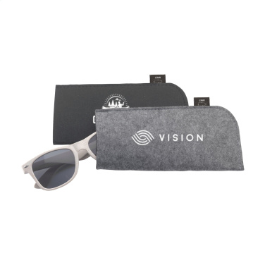Logo trade promotional products image of: Feltro GRS RPET Pouch for glasses