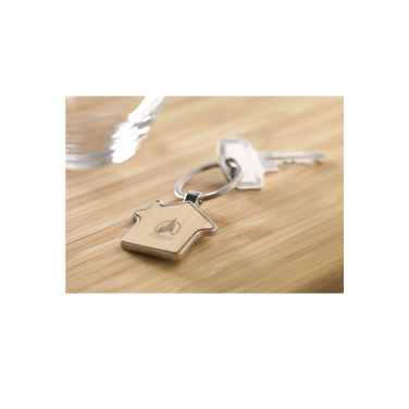 Logotrade promotional item image of: Casa bamboo keyring