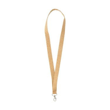 Logo trade business gift photo of: Lanyard Cork 2 cm keycord